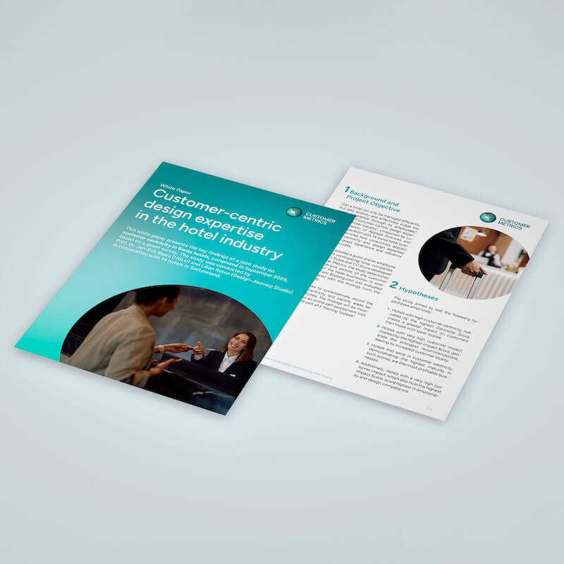 Hotelstudie Kundenzentrierte Gestaltungskompetenz in der Hotellerie